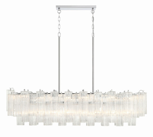 Crystorama - ADD-317-CH-CL - 14 Light Chandelier - Addis - Polished Chrome