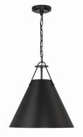 Load image into Gallery viewer, Crystorama - XAV-B8305-MK - Three Light Pendant - Xavier - Matte Black
