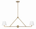 Load image into Gallery viewer, Crystorama - XAV-B9302-VG-WH - Two Light Chandelier - Xavier - Vibrant Gold / White
