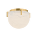 Thibault Flush Mount by Corbett Lighting - Vintage Brass Finish