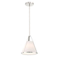 Load image into Gallery viewer, Crystorama - FUL-900-PN - One Light Pendant - Fulton - Polished Nickel
