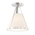 Load image into Gallery viewer, Crystorama - FUL-900-PN_CEILING - One Light Semi Flush Mount - Fulton - Polished Nickel
