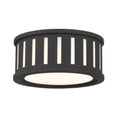 Load image into Gallery viewer, Crystorama - KEN-2200-BF - Two Light Flush Mount - Kendal - Black Forged
