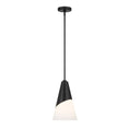 Load image into Gallery viewer, Crystorama - TOR-901-MK - One Light Pendant - Tori - Matte Black
