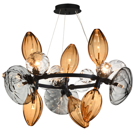 Ray Dance Ring Cluster Pendant