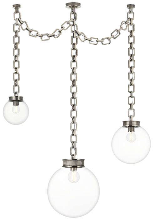 Bellamy 3 Light Multi Globe Chandelier