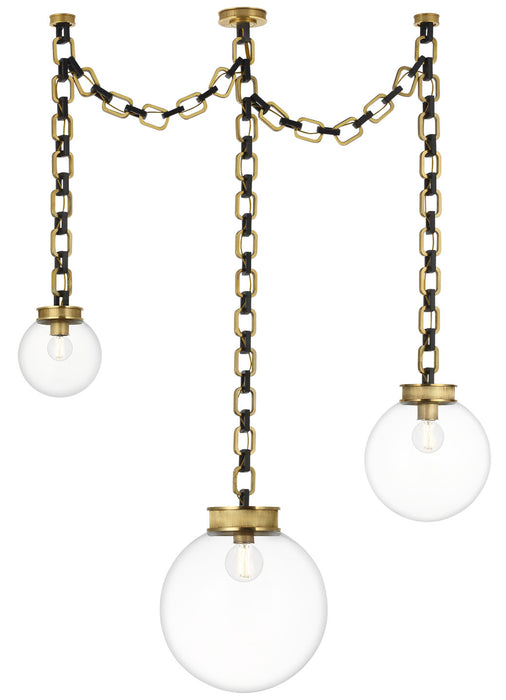 Bellamy 3 Light Multi Globe Chandelier