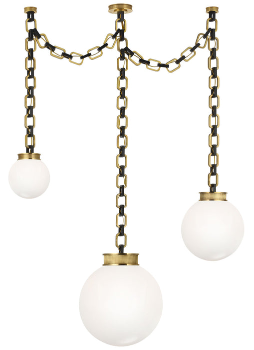 Bellamy 3 Light Multi Globe Chandelier