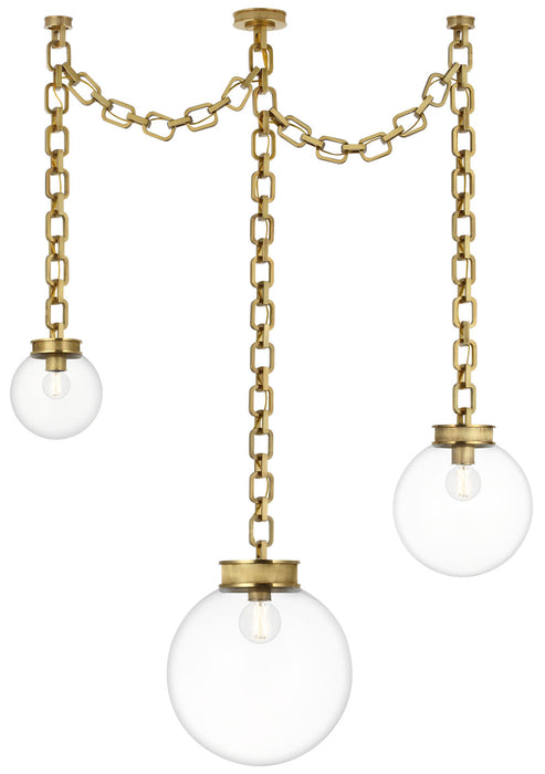 Bellamy 3 Light Multi Globe Chandelier
