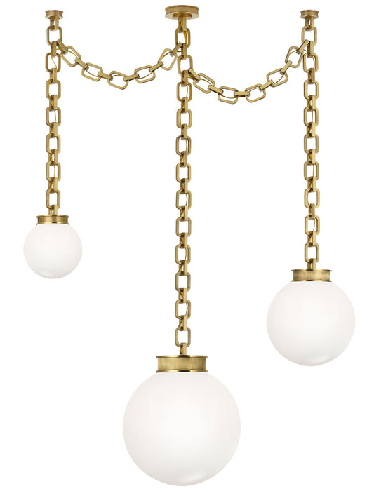 Bellamy 3 Light Multi Globe Chandelier