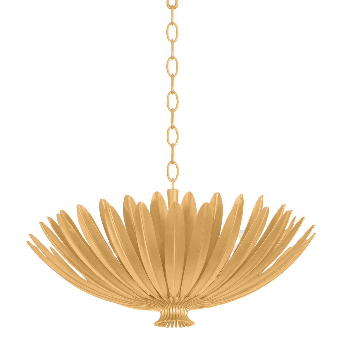 Whitfield Chandelier by Hudson Valley Lighting - Vintage Gold Leaf Finish