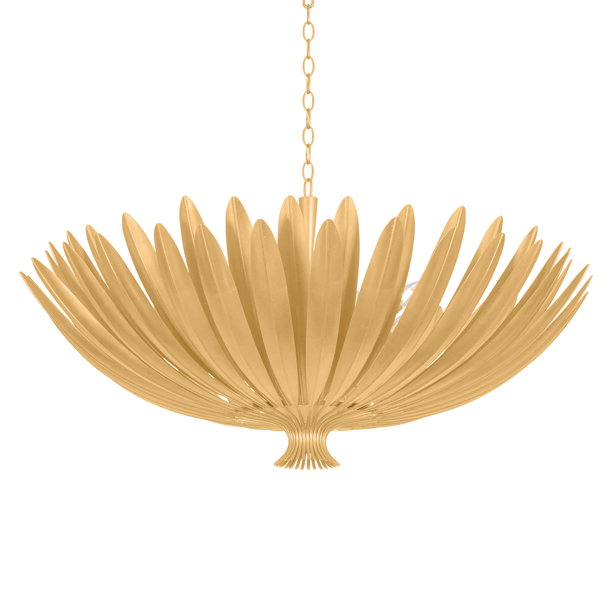 Whitfield Chandelier by Hudson Valley Lighting - Vintage Gold Leaf Finish