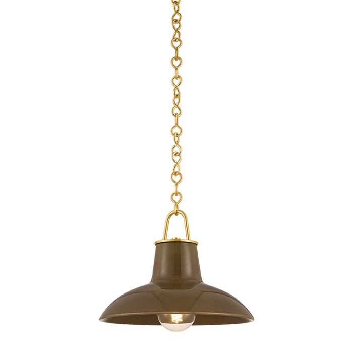 Pottersville Pendant by Hudson Valley Lighting - Aged Brass Finish