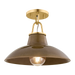 Pottersville Flush Mount by Hudson Valley Lighting - Aged Brass Finish