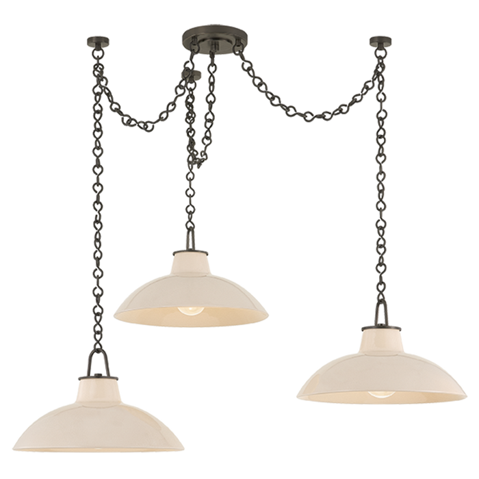Pottersville Chandelier by Hudson Valley Lighting - Distressed Bronze Finish