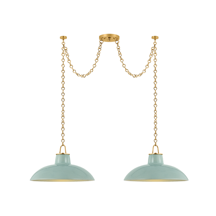 Pottersville Linear by Hudson Valley Lighting - Aged Brass Finish