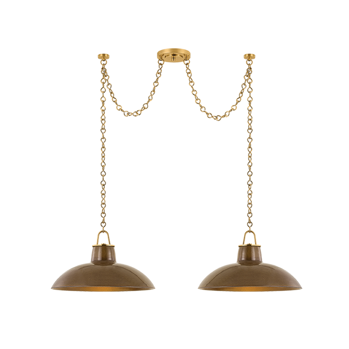Pottersville Linear by Hudson Valley Lighting - Aged Brass Finish