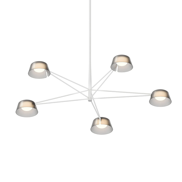 Ray - 5-Light Round Pendant by Sonneman