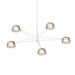 Ray - 5-Light Round Pendant by Sonneman