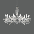 Load image into Gallery viewer, Drylight 12 Light Outdoor Chandelier
