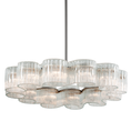 Load image into Gallery viewer, Circo Chandelier by Corbett Lighting - Warm Silver Leaf Finish
