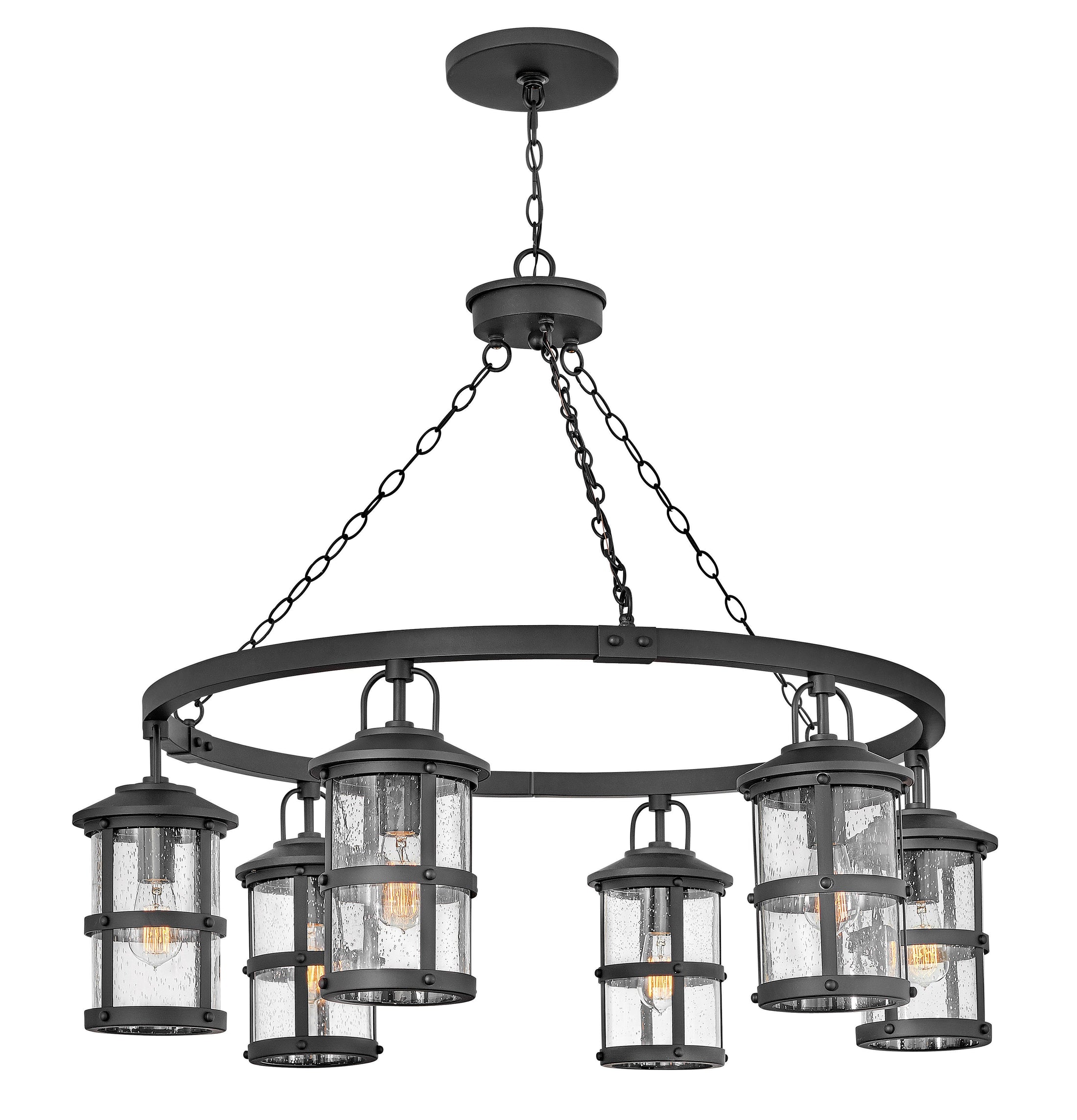 Lakehouse Large Single Tier 12v Chandelier