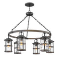 Load image into Gallery viewer, Lakehouse Large Single Tier 12v Chandelier
