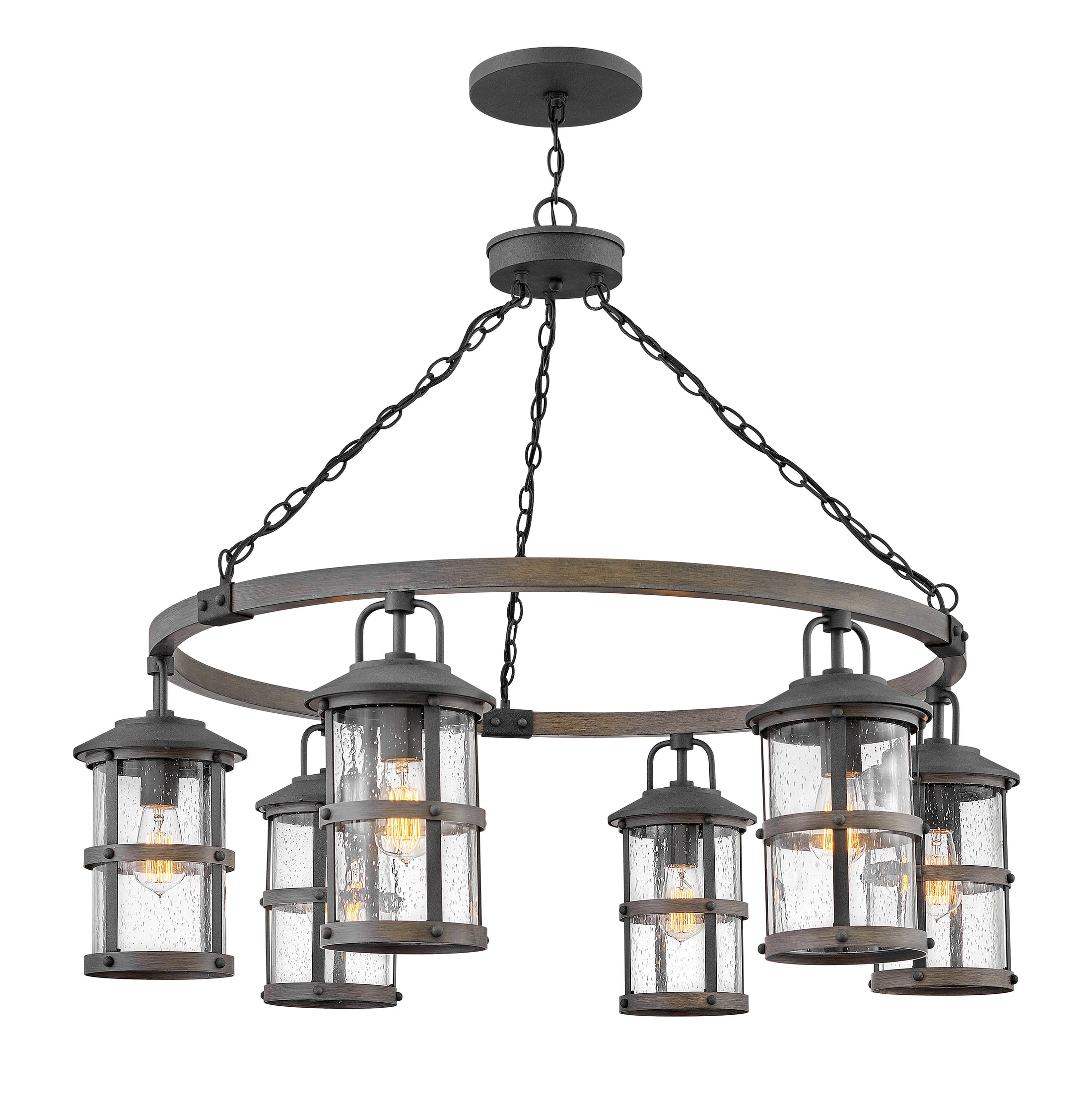 Lakehouse Large Single Tier 12v Chandelier