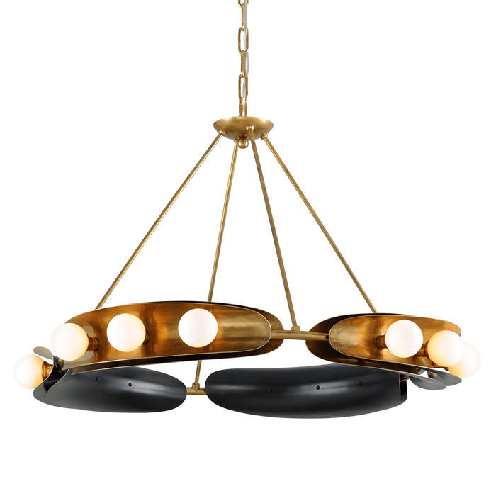 Hopper Chandelier by Corbett Lighting