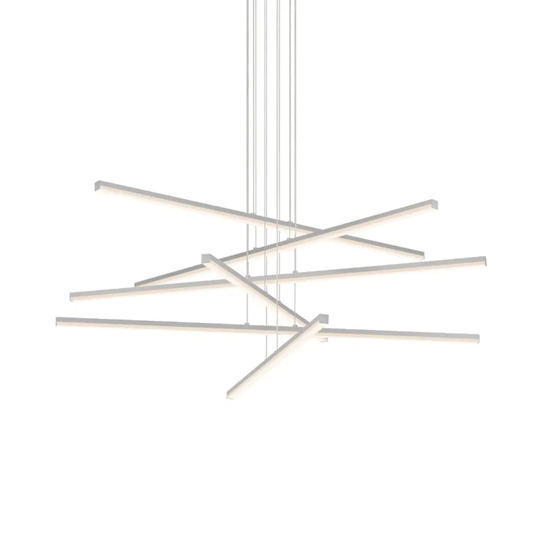 Stix LED Chandelier 6 Arm