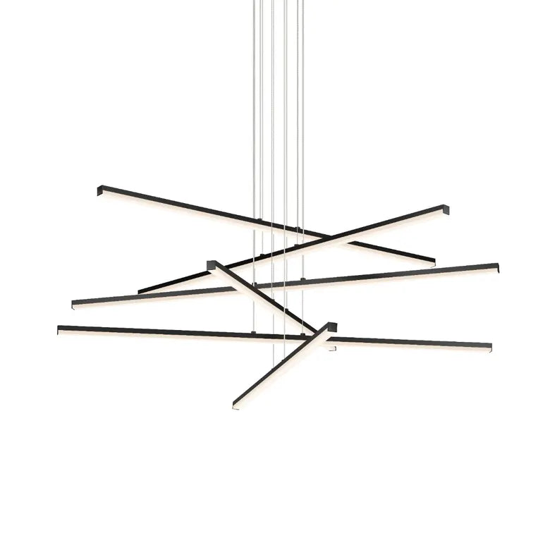 Stix LED Chandelier 6 Arm