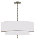 Load image into Gallery viewer, Crystorama - 9507-SN - Five Light Chandelier - Luxo - Satin Nickel
