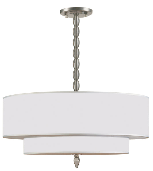 Crystorama - 9507-SN - Five Light Chandelier - Luxo - Satin Nickel