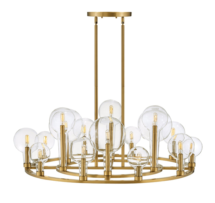 Alchemy Large Single Tier Chandelier by Hinkley