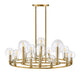 Alchemy Large Single Tier Chandelier by Hinkley