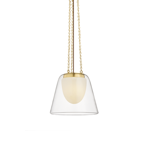 Pine Bush Pendant by Hudson Valley Lighting - Aged Brass Finish