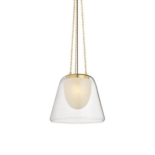 Pine Bush Pendant by Hudson Valley Lighting - Aged Brass Finish