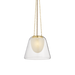 Pine Bush Pendant by Hudson Valley Lighting - Aged Brass Finish