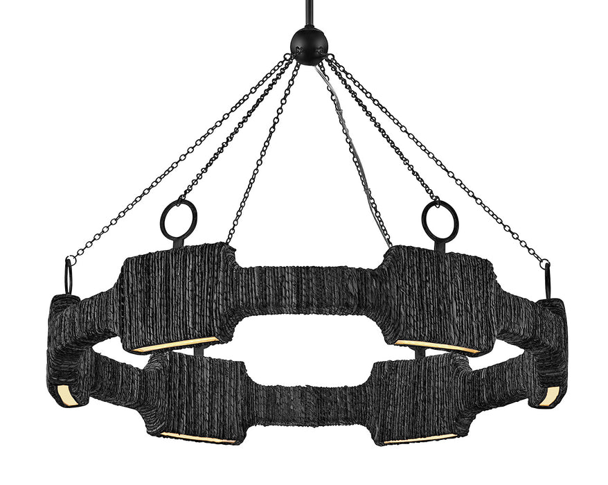 Raffi Medium LED Single Tier Chandelier by Hinkley