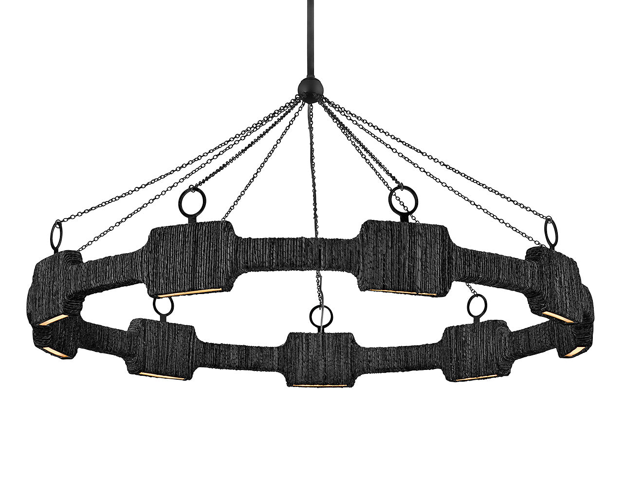 Raffi Large LED Single Tier Chandelier