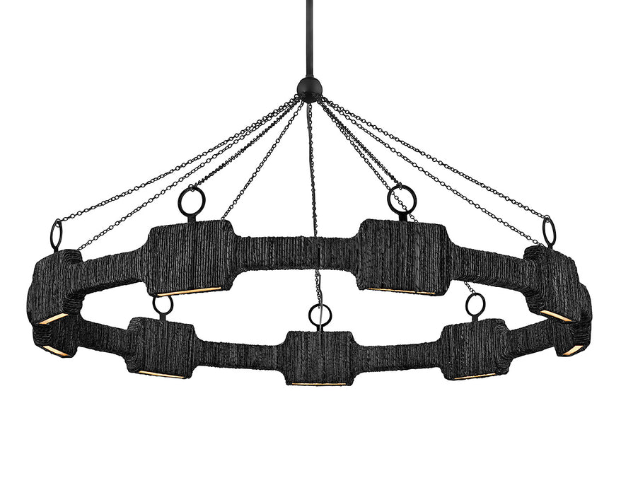 Raffi Large LED Single Tier Chandelier by Hinkley