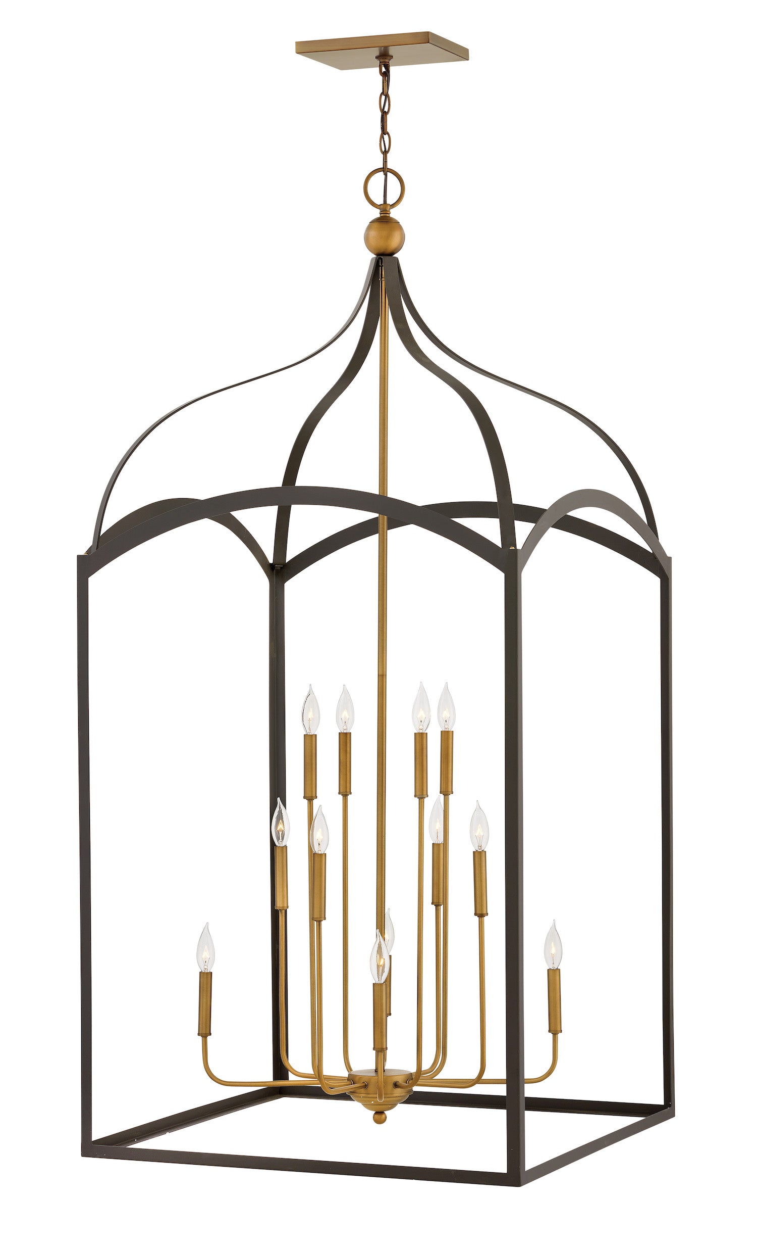 Clarendon Double XL Three Tier Open Frame Chandelier