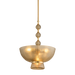 Maplewood Pendant by Hudson Valley Lighting - Aged Brass Finish