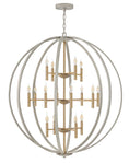 Load image into Gallery viewer, Euclid Double XL Three Tier Orb Chandelier
