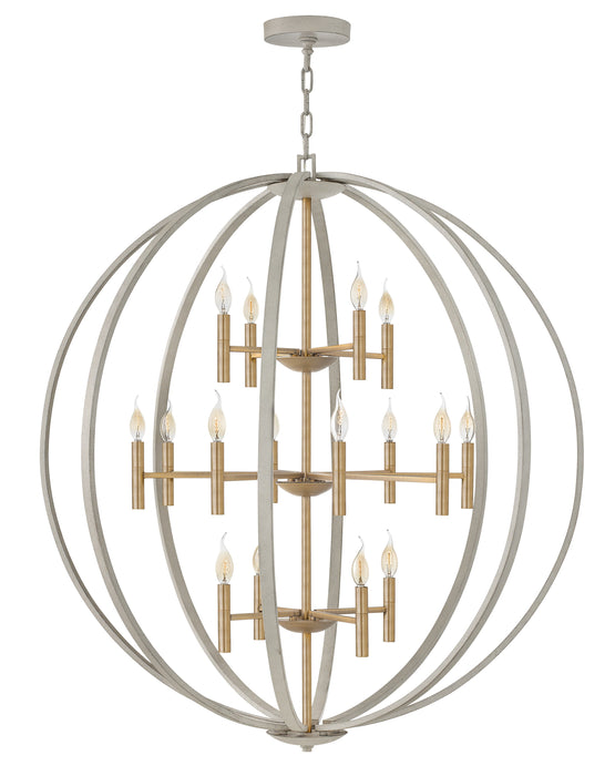 Euclid Double XL Three Tier Orb Chandelier by Hinkley