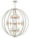 Euclid Double XL Three Tier Orb Chandelier by Hinkley