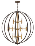 Load image into Gallery viewer, Euclid Double XL Three Tier Orb Chandelier
