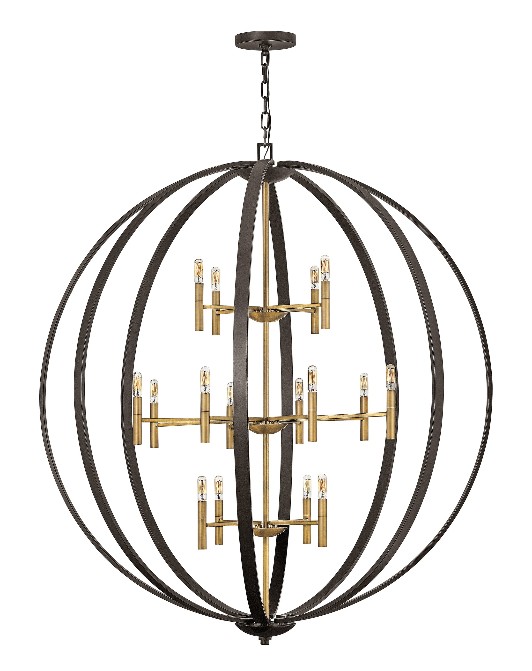 Euclid Extra Large Orb Chandelier