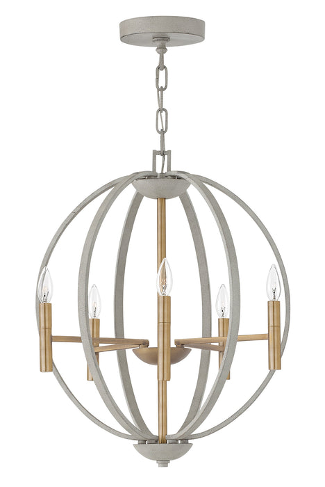 Euclid Small Orb Chandelier by Hinkley