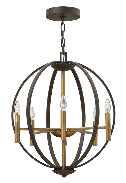 Euclid Small Orb Chandelier by Hinkley